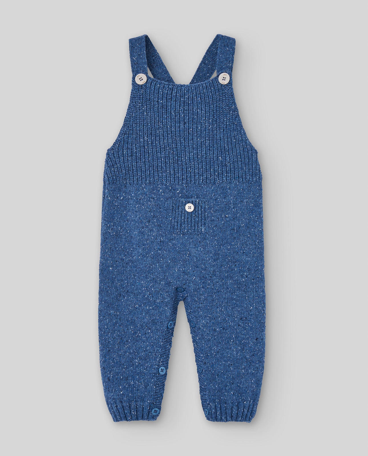 PAZ RODRIGUEZ Completo 2 pezzi Maglia-Salopette Angora-Blu Mélange Autunno-Inverno