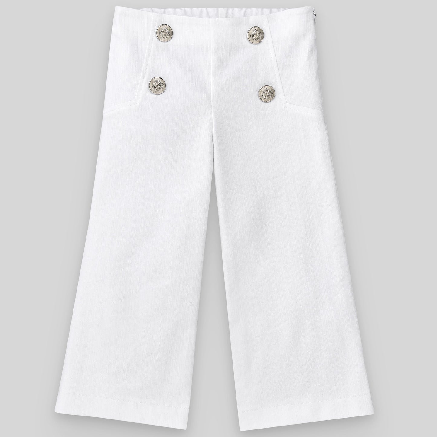 PAZ RODRIGUEZ Completo 2 pezzi Cotone Top Multicolore+Pantalone Bianco