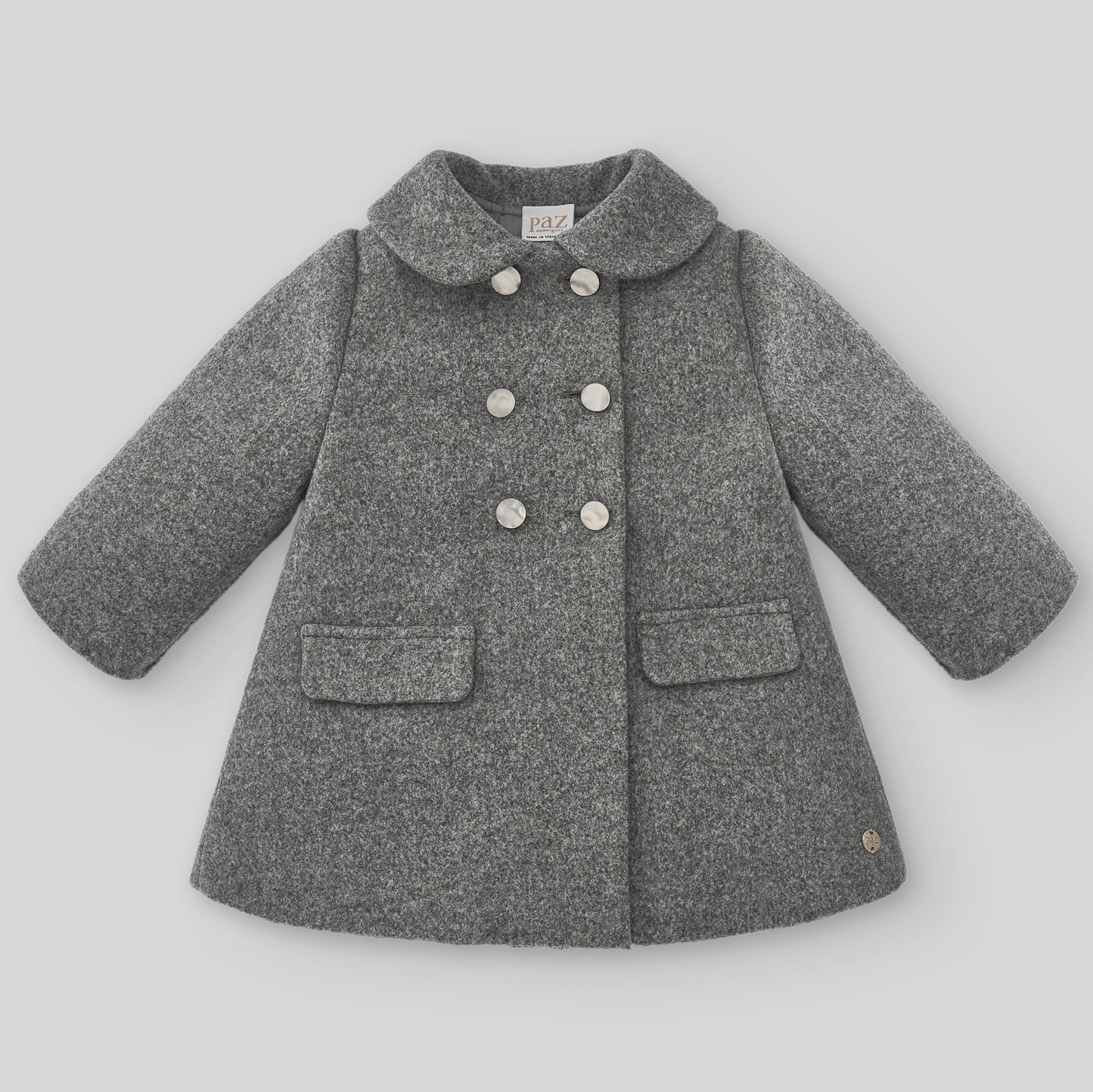 PAZ RODRIGUEZ Gray double-breasted coat