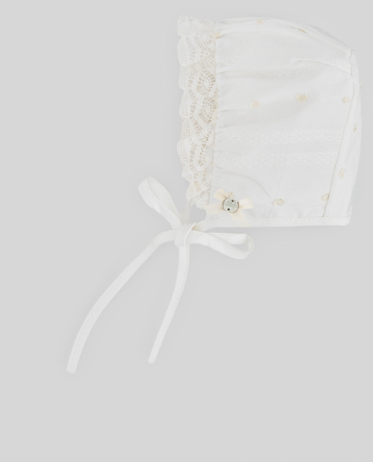 PAZ RODRIGUEZ Cuffia Cerimonia Pizzo Panna Primavera-Estate