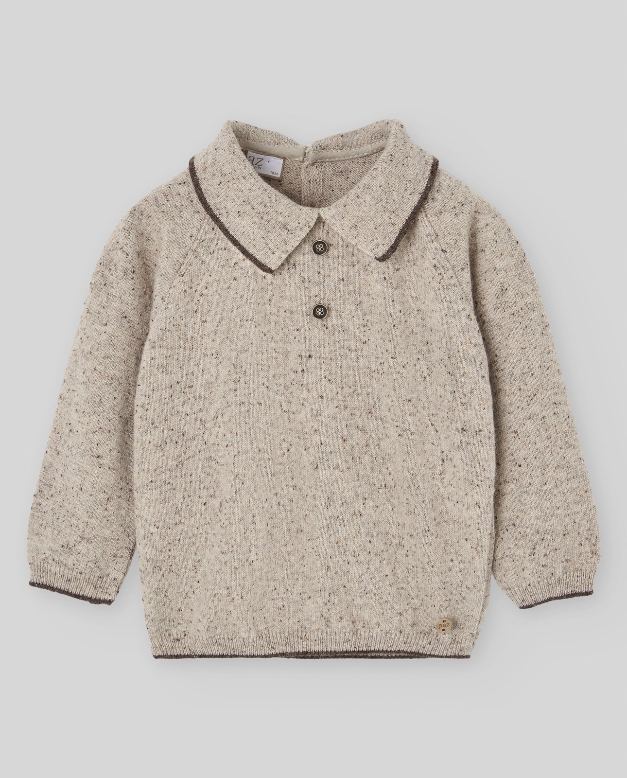 PAZ RODRIGUEZ Completo 2 Pezzi Maglia + Pantalone Cappuccino-Moka Autunno-Inverno