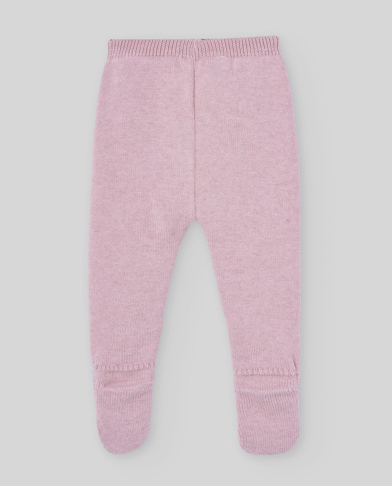 PAZ RODRIGUEZ Tutina 2 pezzi con Cuffia Cotone-Cashmere Rosa Cipria-Avena Autunno-Inverno