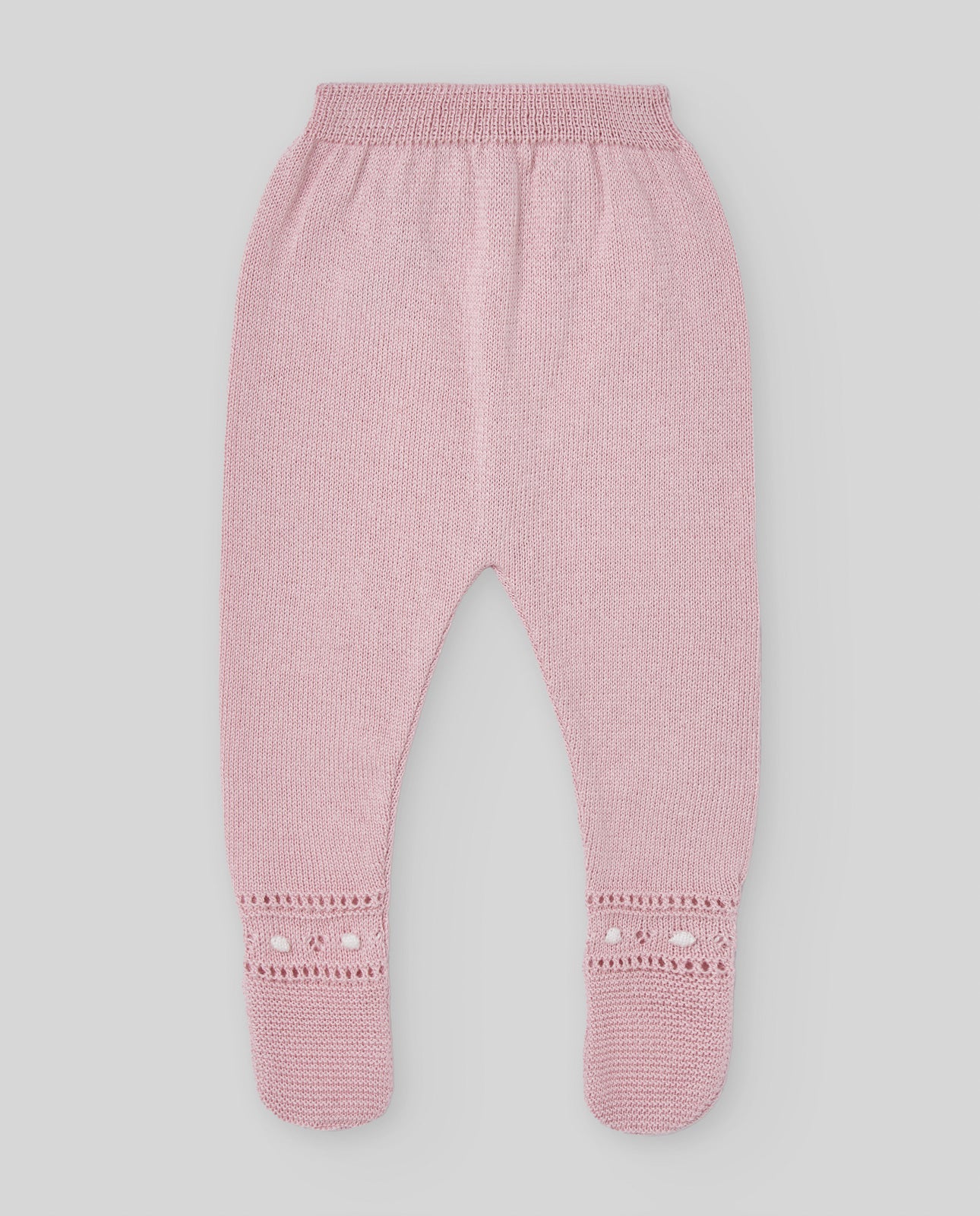 PAZ RODRIGUEZ Tutina 2 pezzi + Cuffia Rosa Antico-Panna Cotone Primavera-Estate