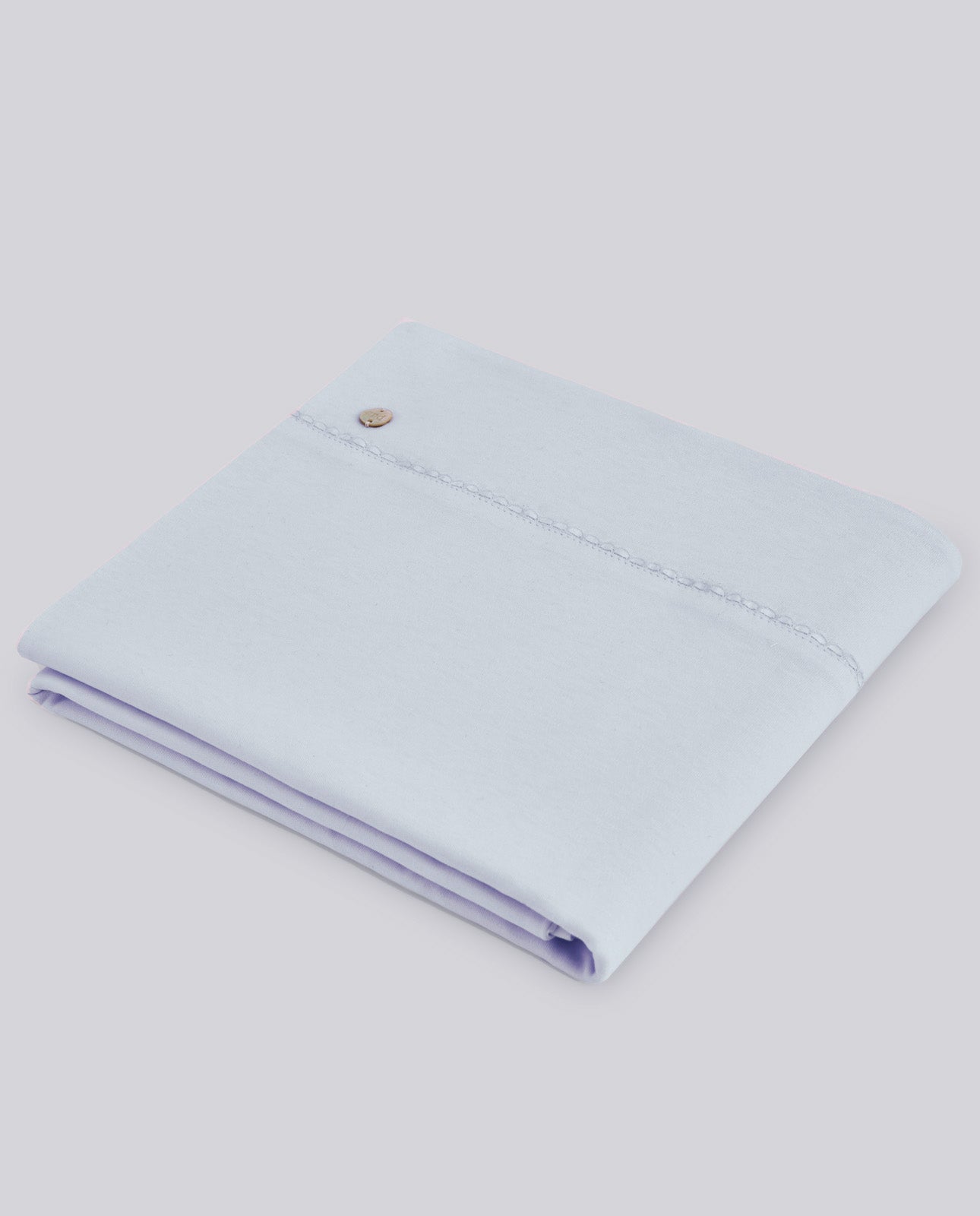 PAZ RODRIGUEZ Coperta Cotone Azzurro Cielo-Bianco Primavera-Estate