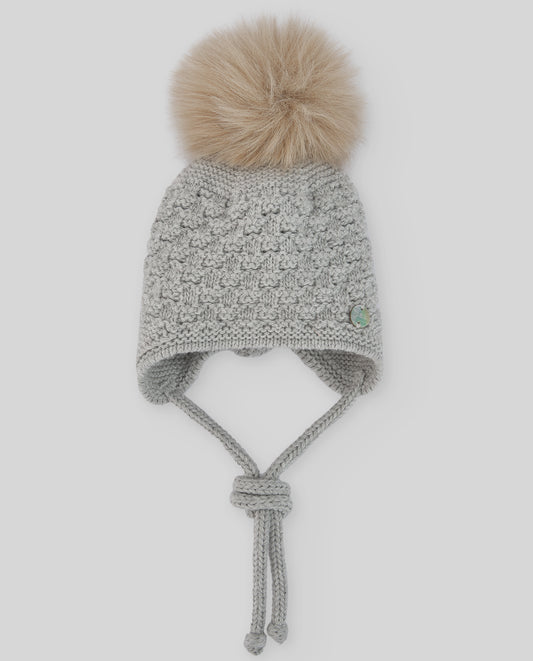 Cappello Orecchie E Fiocco Cotone Sostenibile Neonata Jeans | Mayoral - Foto 7