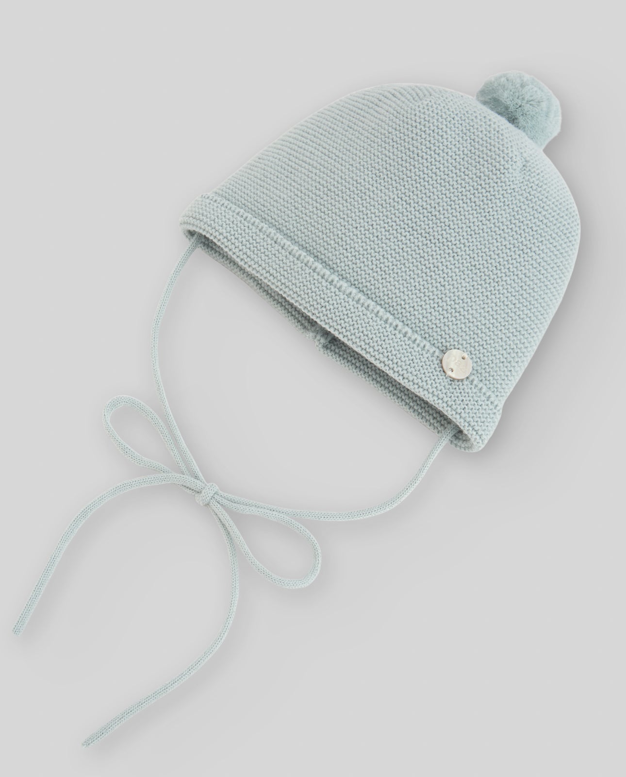 PAZ RODRIGUEZ Tutina 2 Pezzi + Cappello Lana Merino Extrafine Verde-Salvia-Panna Autunno-Inverno