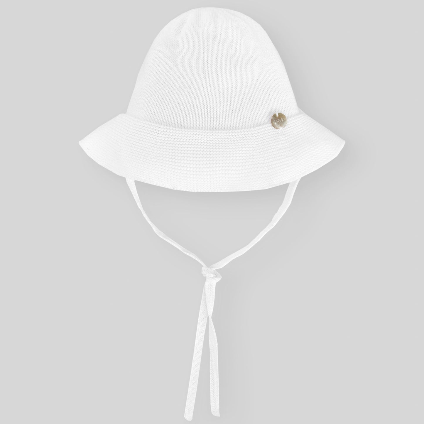 PAZ RODRIGUEZ Cappellino Pescatora Filo Cotone Bianco Primavera-Estate