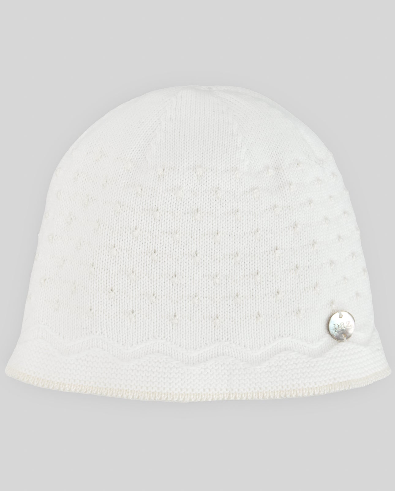 PAZ RODRIGUEZ Cappellino Cotone Panna-Beige Primavera-Estate