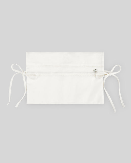 PAZ RODRIGUEZ Borsa da Toilette Baby Cotone Panna-Crema Primavera-Estate