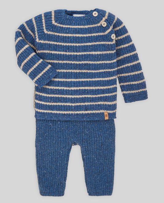 PAZ RODRIGUEZ Completo 2 Pezzi Blu Melange-Angora