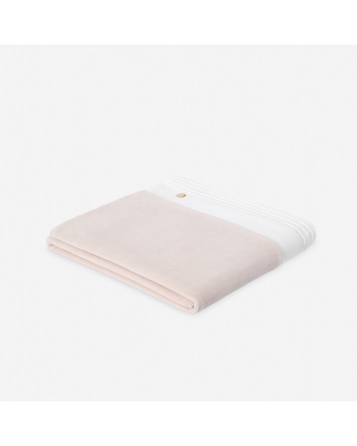 PAZ RODRIGUEZ Coperta Ciniglia Rosa-Panna Autunno-Inverno