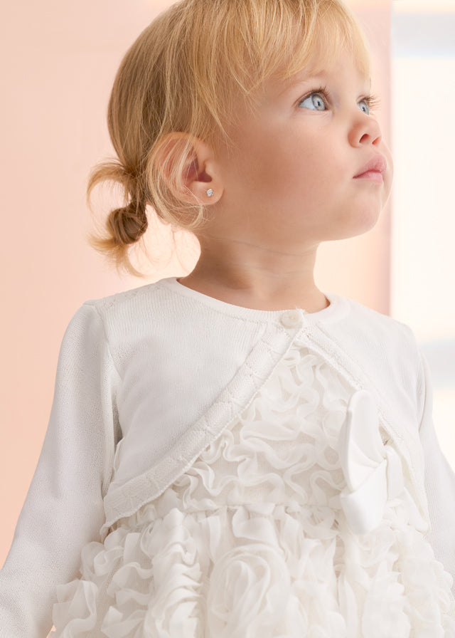 ABEL & LULA Bolero Baby Tricot Panna Primavera-Estate