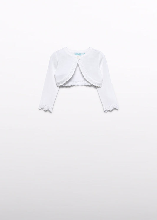 ABEL & LULA Bolero Baby Tricot Panna Primavera-Estate