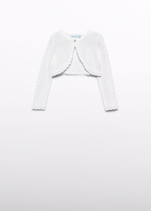 ABEL & LULA Bolero Girl Tricot Panna Primavera-Estate
