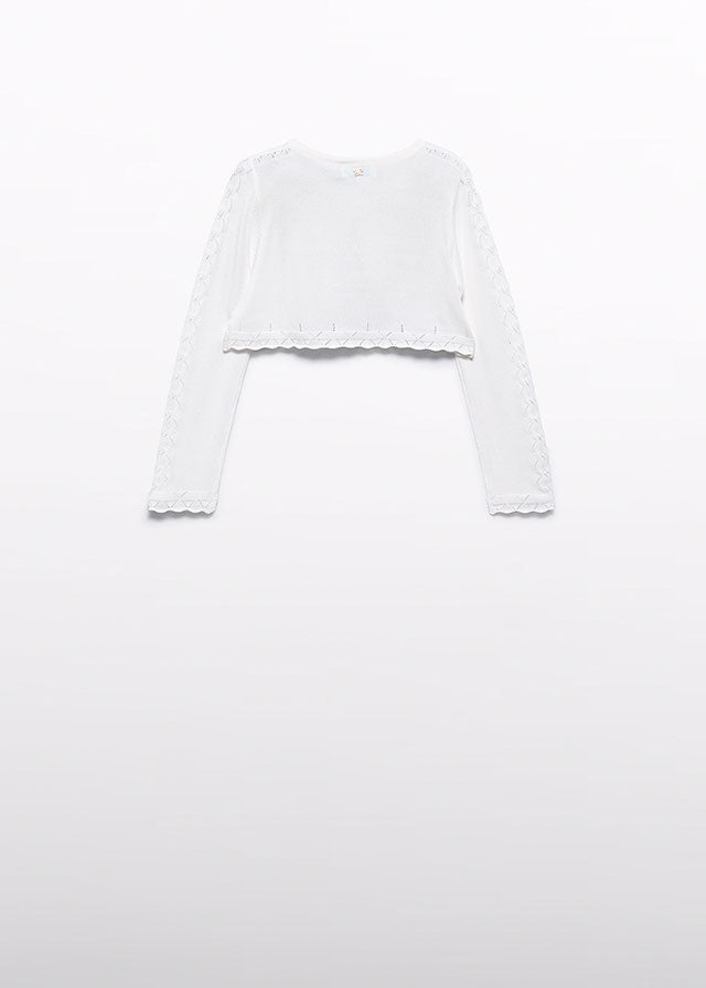 ABEL & LULA Bolero Girl Tricot Panna Primavera-Estate