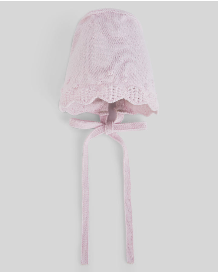 PAZ RODRIGUEZ Tutina con Cuffia Lana Merino Extrafine Rosa Autunno-Inverno