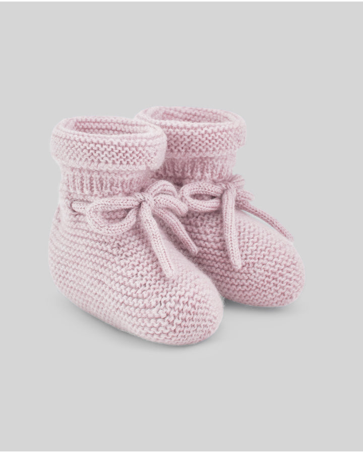 PAZ RODRIGUEZ Babbucce Lana Merino Extrafine Rosa Autunno-Inverno