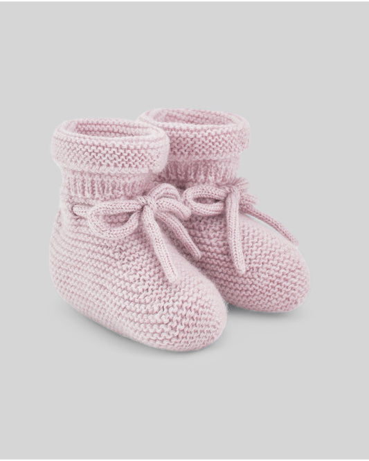 PAZ RODRIGUEZ Babbucce Lana Merino Extrafine Rosa Autunno-Inverno