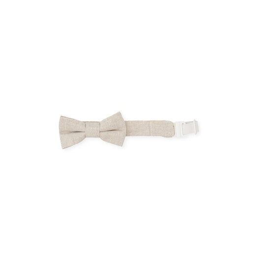 ALL SMALL Ceremony Bow Tie Linen Blend Sand