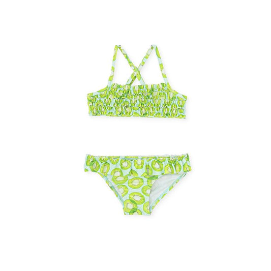 TUTTO PICCOLO Costume Bikini Verde Fantasia Kiwi