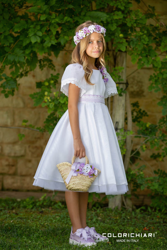 COLORICHIARI White Glicine Ceremony Dress
