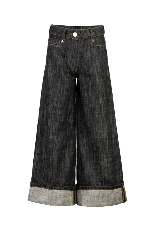 ELSY Girl Pantalone Denim Nero Autunno-Inverno