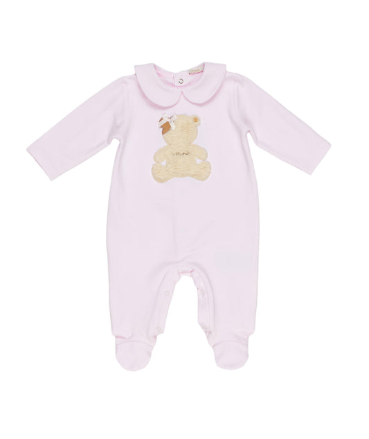 LE BEBE' ENFANT Tutina Neonata Rosa-Beige Autunno-Inverno