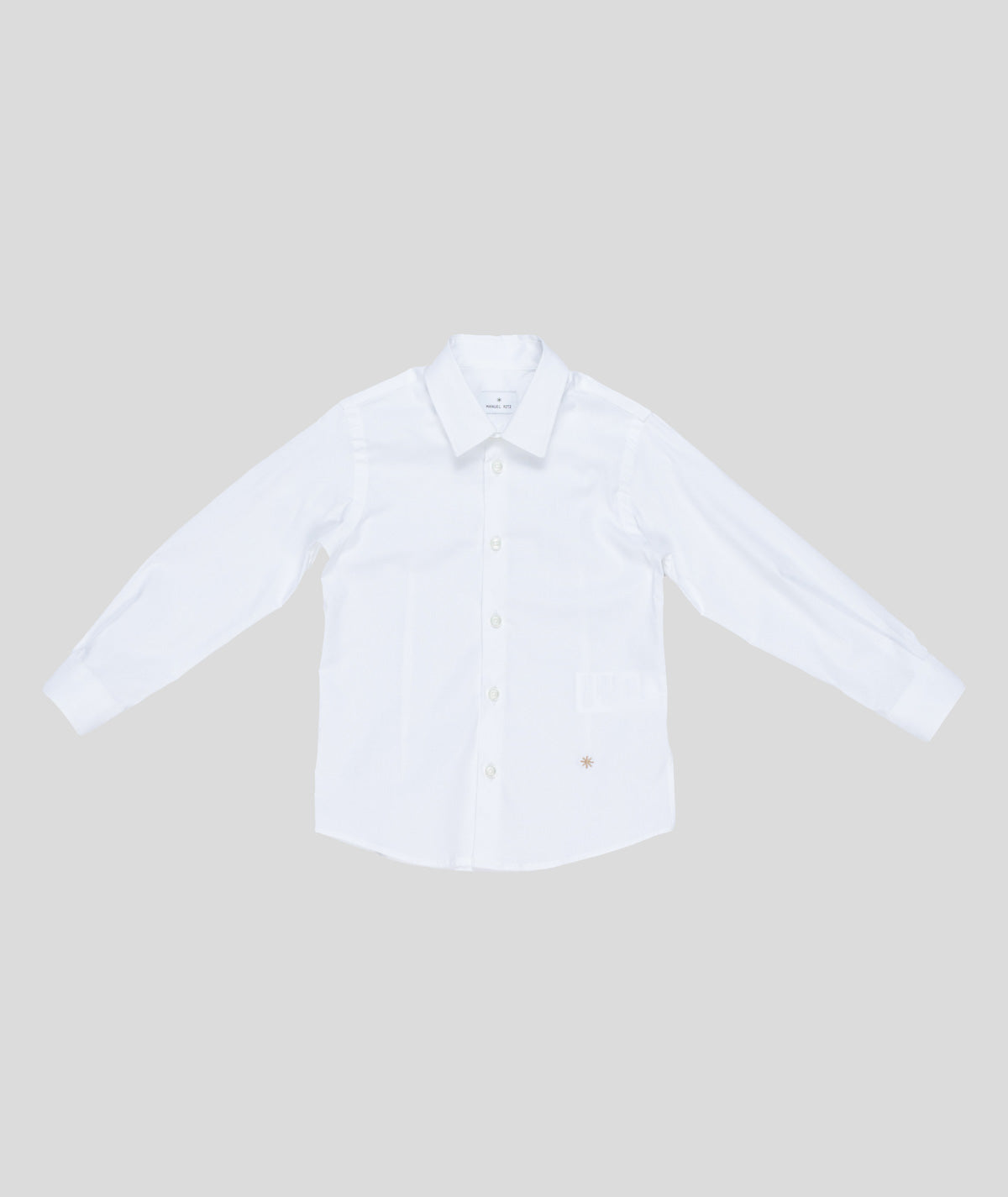 MANUEL RITZ White cotton boy shirt