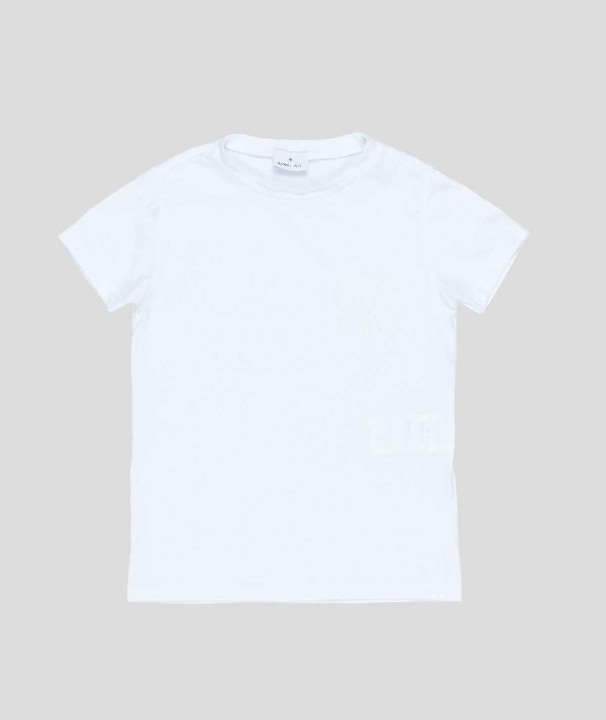 MANUEL RITZ T-shirt boy bianco