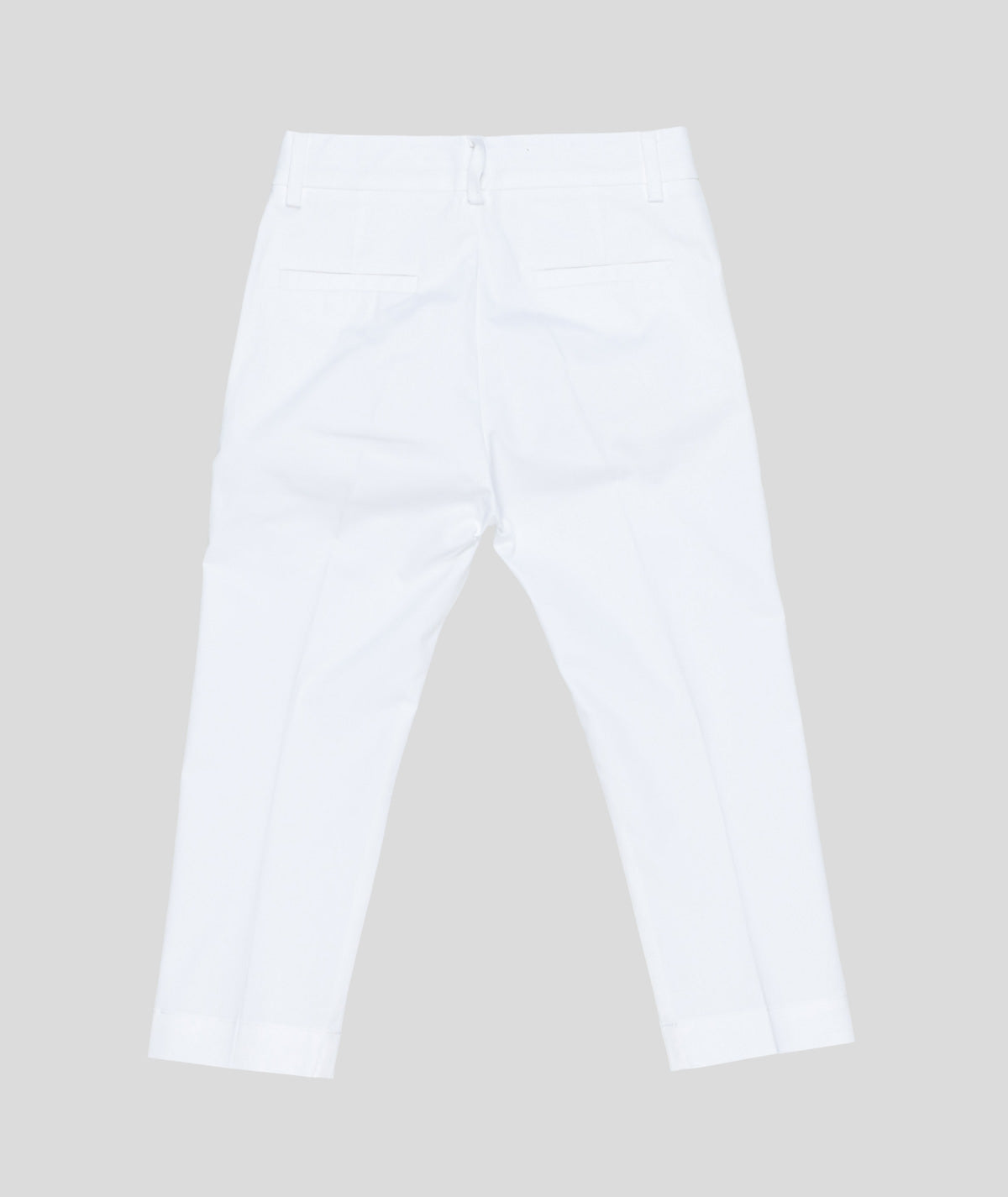 MANUEL RITZ White Cotton Ceremony Boy Trousers