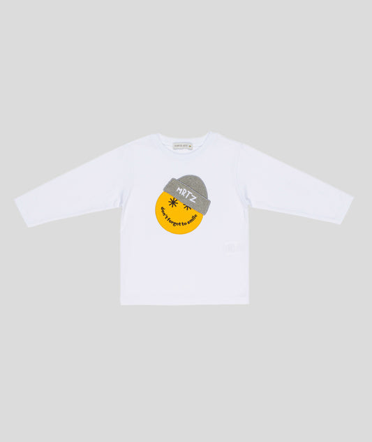 MANUEL RITZ T-Shirt ML Boy Smile Latte