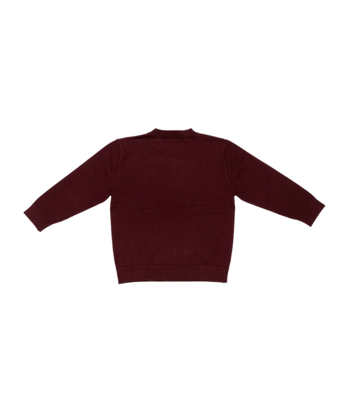 MANUEL RITZ Maglia Boy Girocollo Amarone Autunno-Inverno