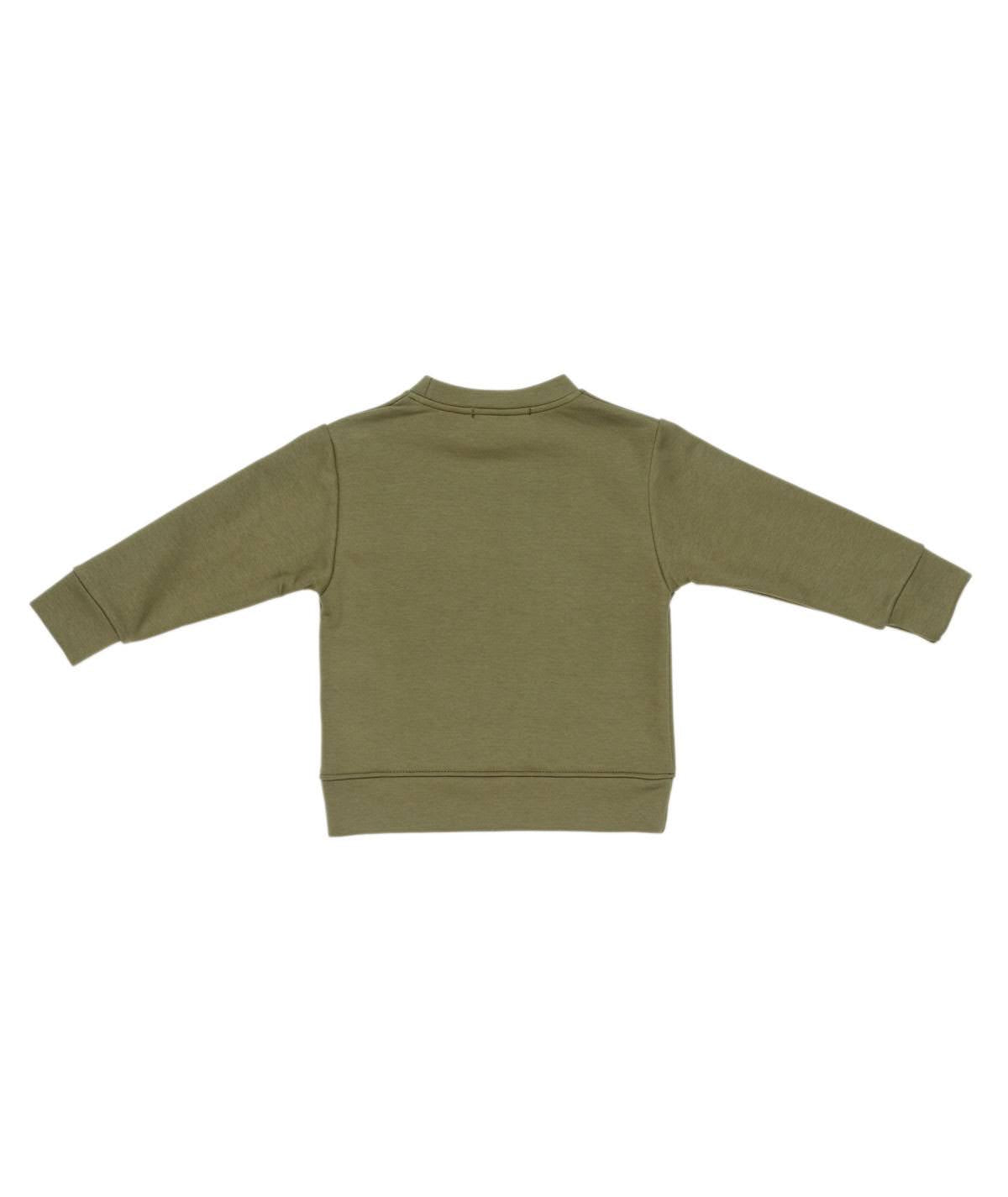 MANUEL RITZ Felpa boy Verde Militare Autunno-Inverno