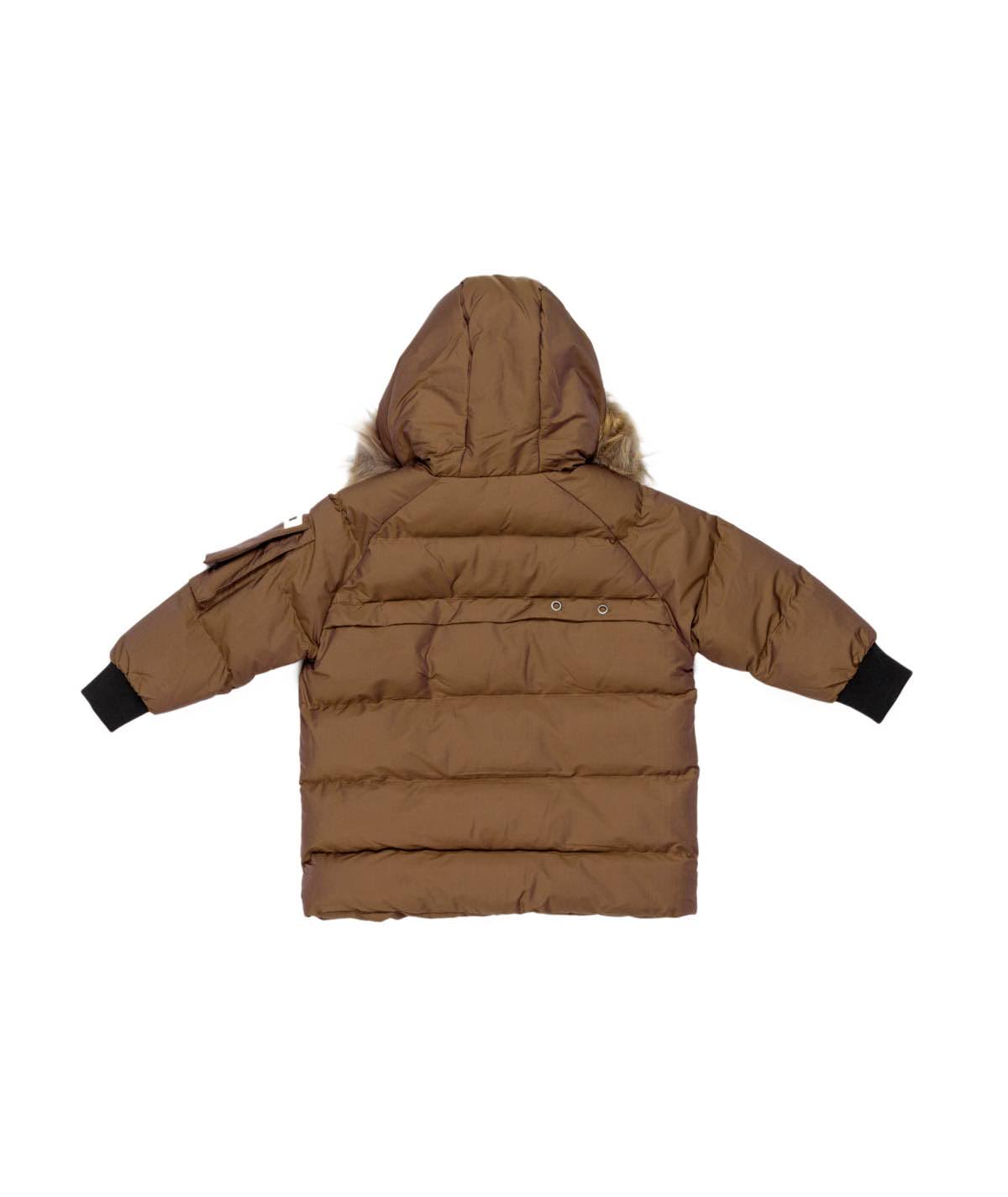 MANUEL RITZ Giubbotto con Cappuccio Cammello