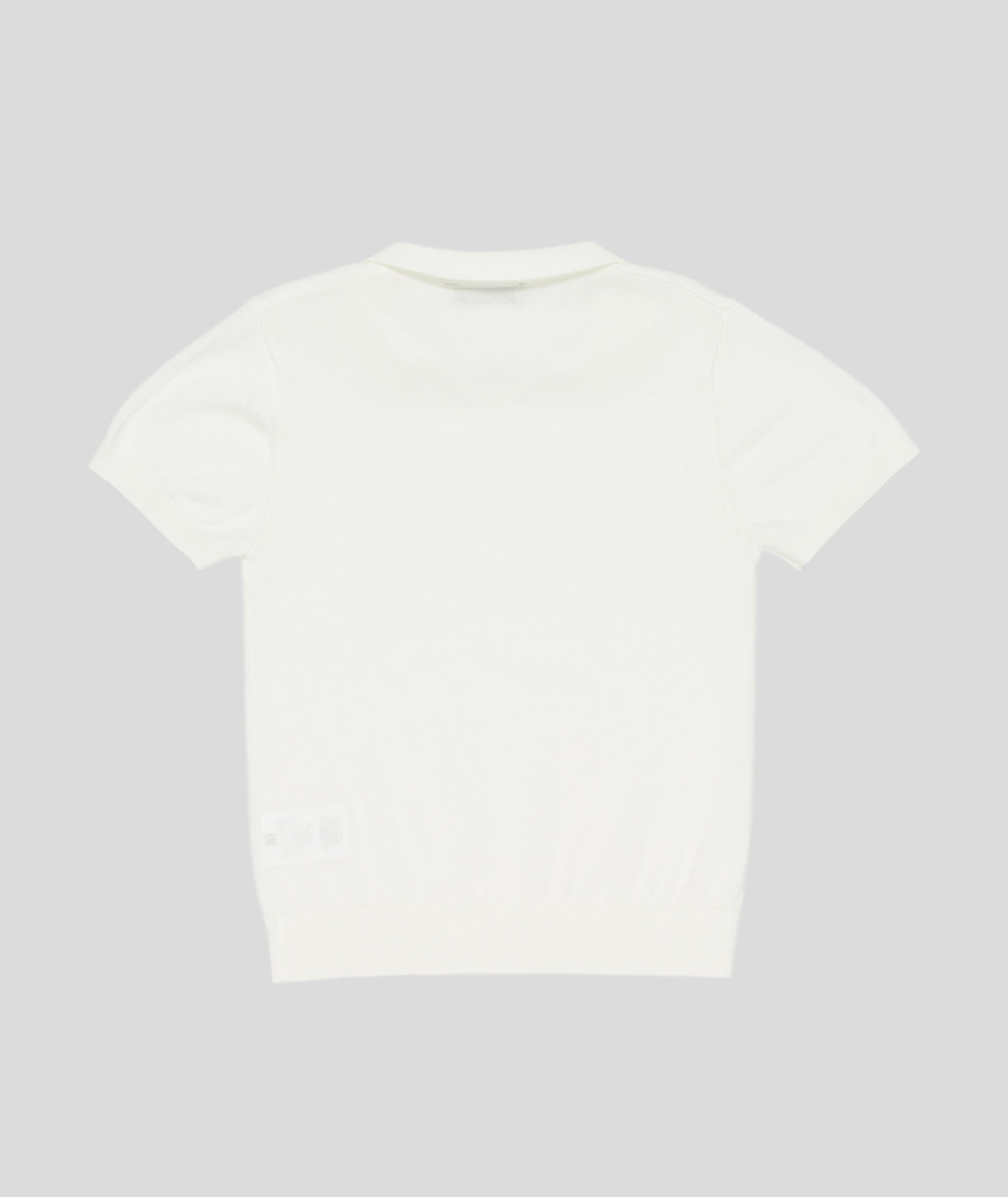 MANUEL RITZ Maglia Polo Boy Manica Corta Color Gesso Primavera-Estate