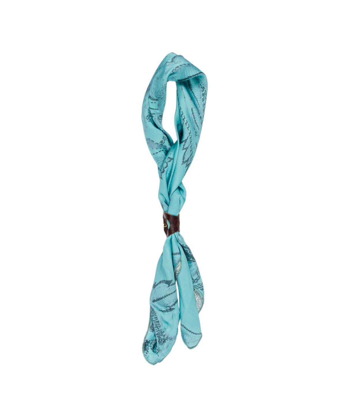 MANUEL RITZ Foulard Boy Azzurro Laguna Primavera-Estate