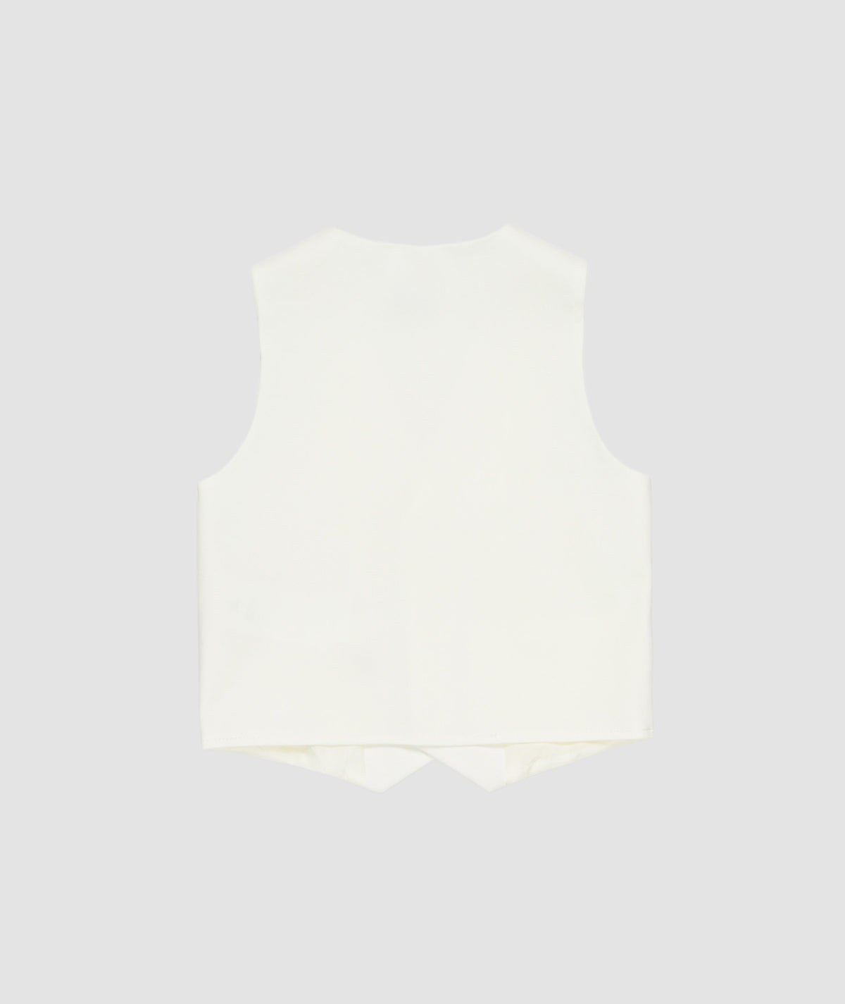 MANUEL RITZ Completo Cerimonia Boy 2 pezzi Gilet+Bermuda Colore Gesso Primavera-Estate