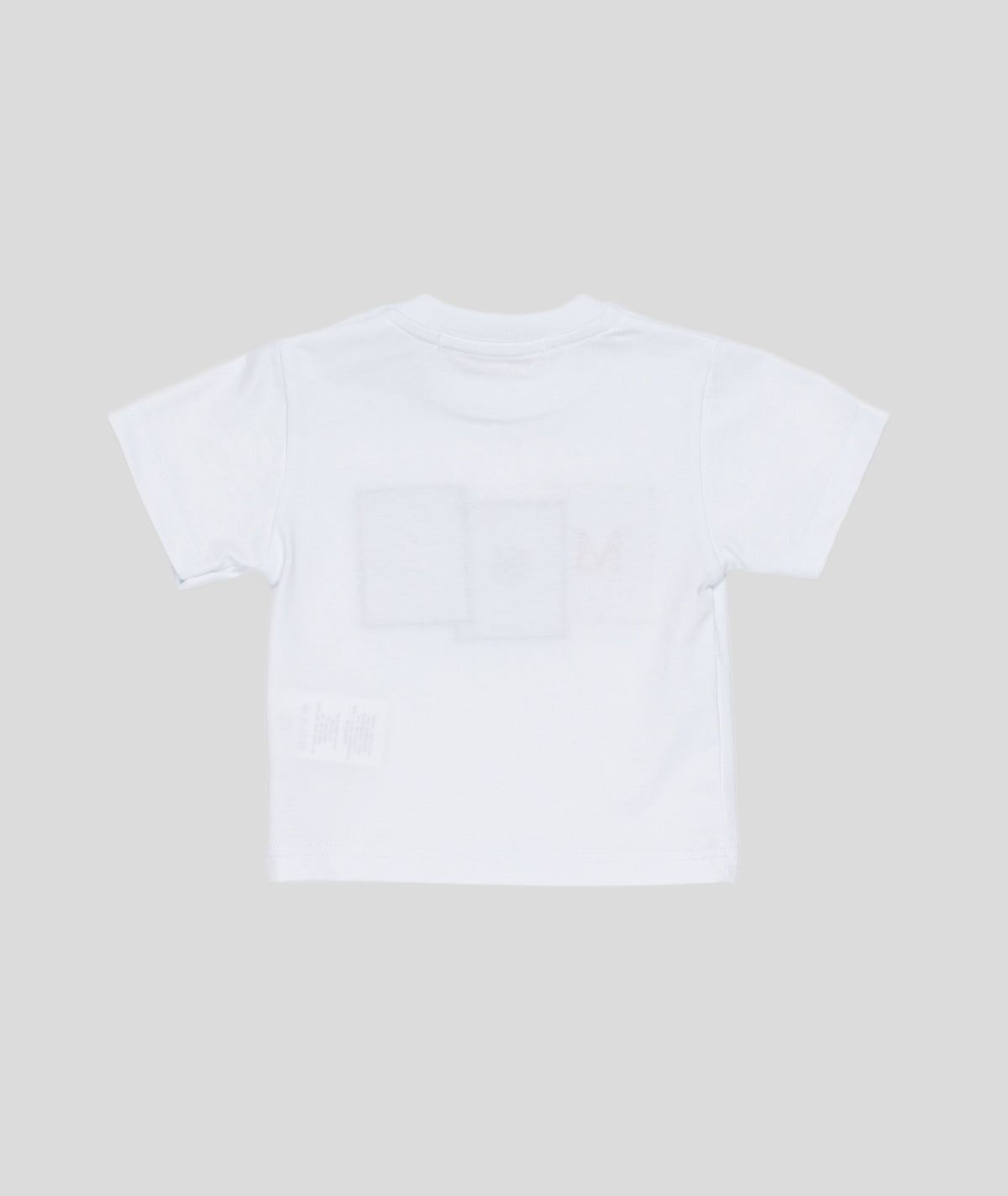 MANUEL RITZ T-Shirt Baby Cotone Bianco-Blu-Beige Primavera-Estate
