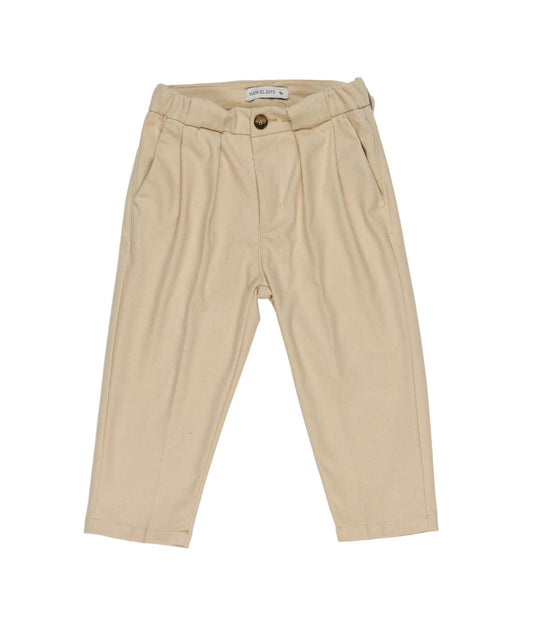 MANUEL RITZ Pantalone Boy Beige Autunno-Inverno