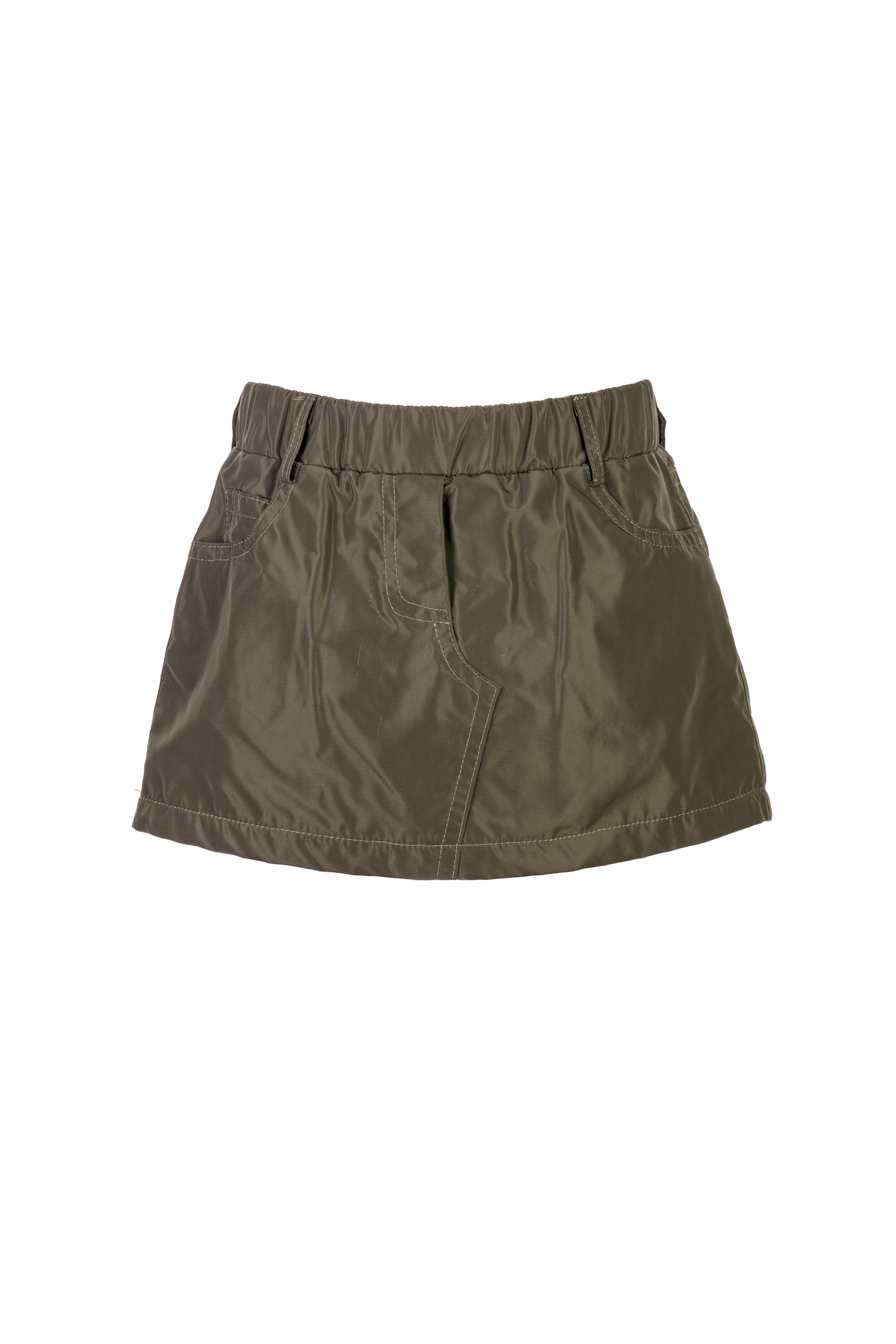 ELSY Bambina Gonna Verde Militare Autunno-Inverno