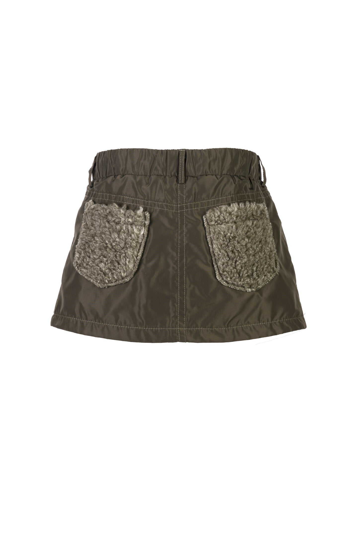 ELSY Bambina Gonna Verde Militare Autunno-Inverno