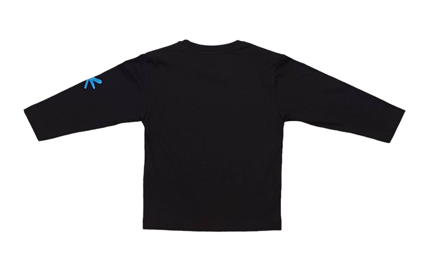 MANUEL RITZ T-shirt manica lunga nero-cammello