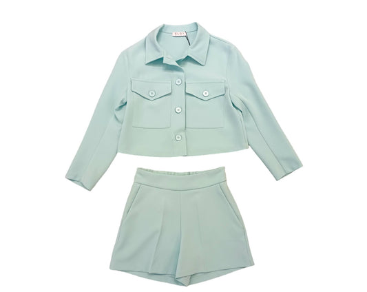 ELSY Girl 2-piece Ceremony Suit Saharan Jacket+Tiffany Shorts