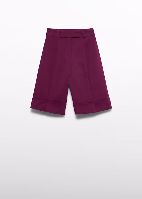 ABEL & LULA Bermuda Midì Prugna Autunno-Inverno