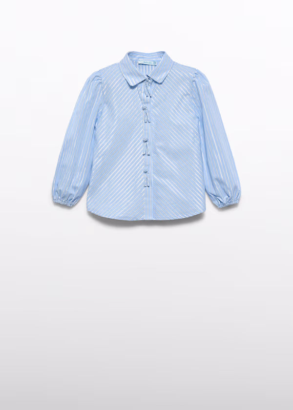 ABEL & LULA Blusa Righe Lurex Cielo Autunno-Inverno