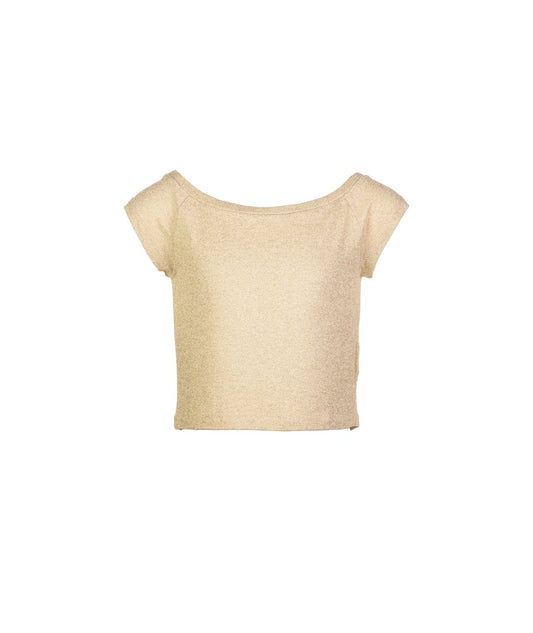 ELSY Couture Gold Cropped Top