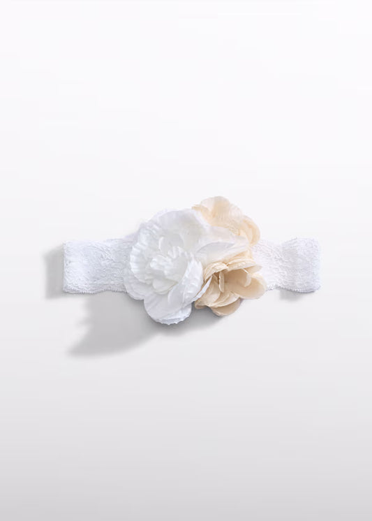 ABEL & LULA Fascia Cerimonia Pizzo Fiore Panna-Beige Autunno-Inverno