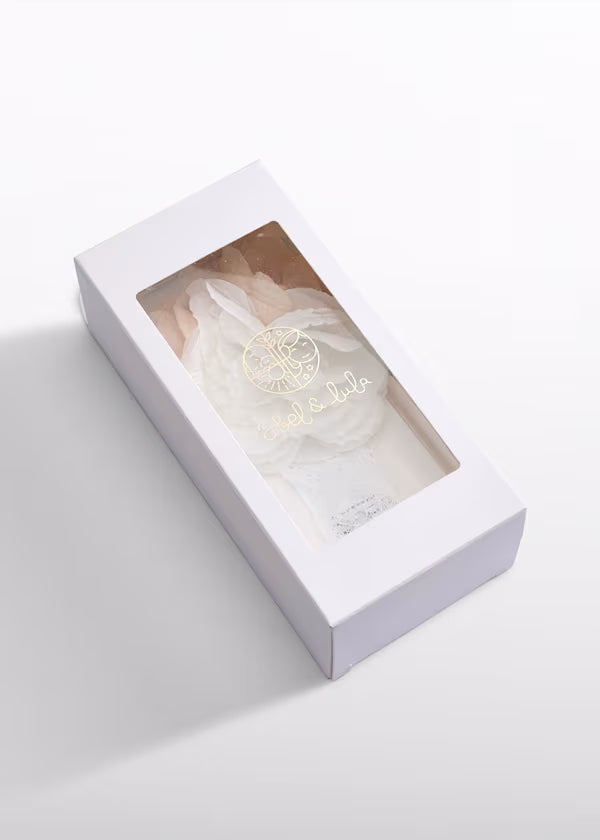 ABEL & LULA Fascia Cerimonia Pizzo Fiore Panna-Beige Autunno-Inverno