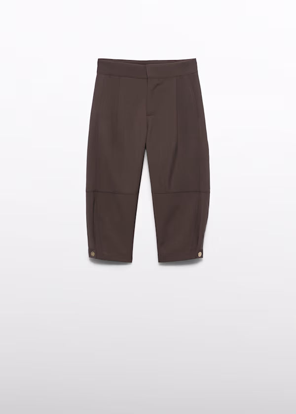 ABEL & LULA Pantalone Twill Tortora Autunno-Inverno