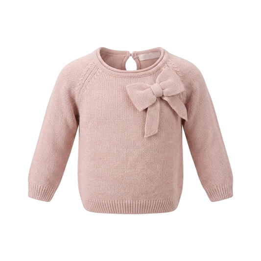 COCCODE' Set 2 Pezzi Pullover + Pantaloni in tricot Rosa Polvere Autunno-Inverno